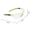 Ultrx Keen Safety Glasses, Youth, Lime Green 4140 - alternate 7